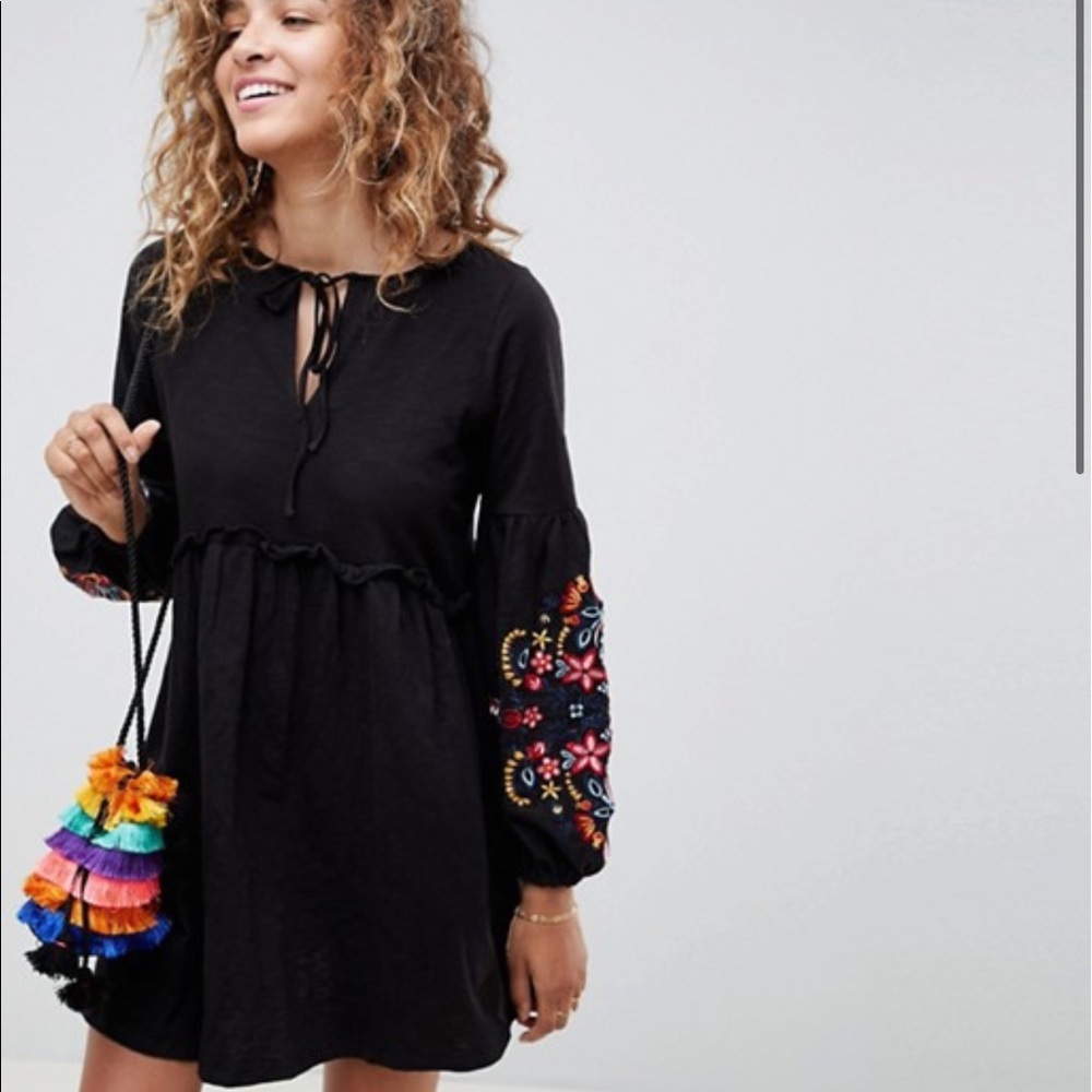 ASOS embroidered dress